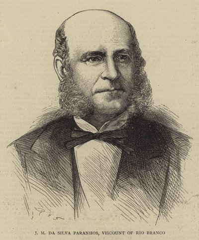 J M da Silva Paranhos, Viscount von Rio Branco (Stich) von English School
