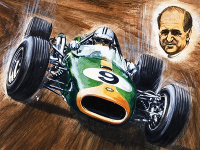 Jacky Ickx, belgischer Rennfahrer von English School