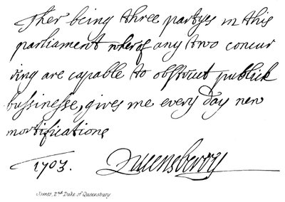 James, 2. Herzog von Queensbury von English School