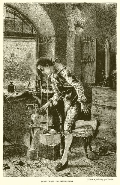 James Watt experimentiert von English School