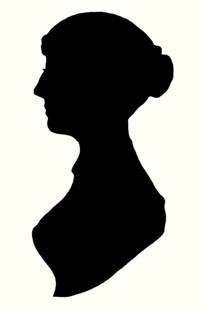 Jane Austen, englische Schriftstellerin (Stich) von English School