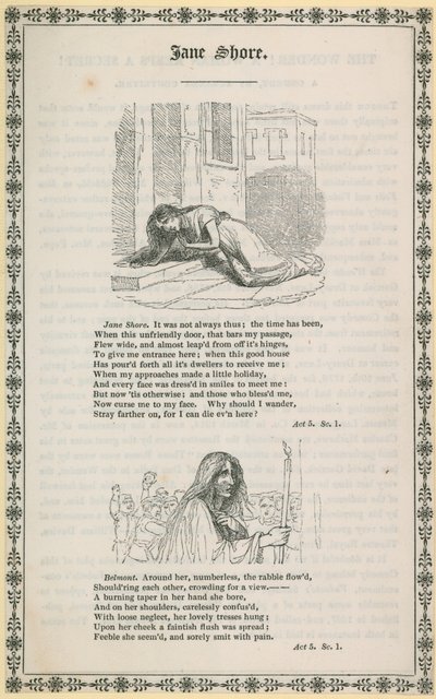 Jane Shore von English School