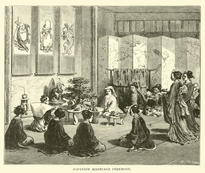 Japanische Hochzeitszeremonie von English School