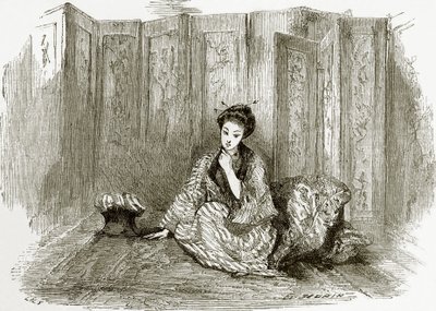 Japanische Dame von English School