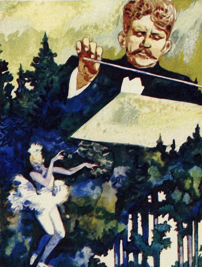 Jean Sibelius hatte frühen Erfolg mit A Saga und Der Schwan von Tuonela von English School