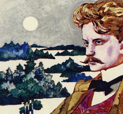 Jean Sibelius wurde 1865 in Tavastehus, Finnland, geboren von English School