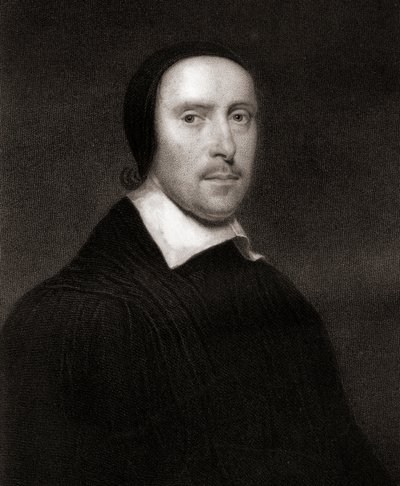 Jeremy Taylor (ca. 1613-67) aus The Gallery of Portraits, veröffentlicht 1833 von English School