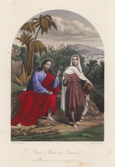 Jesus Christus und die Frau von Samaria von English School
