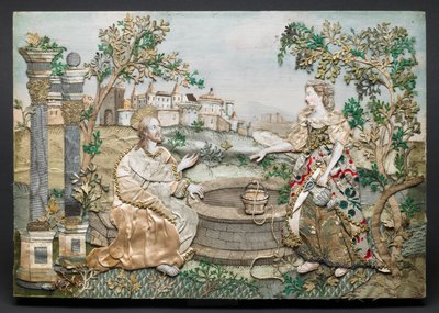 Jesus mit der Frau aus Samaria von English School