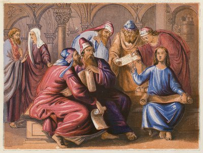 Jesus mit den Ärzten von English School
