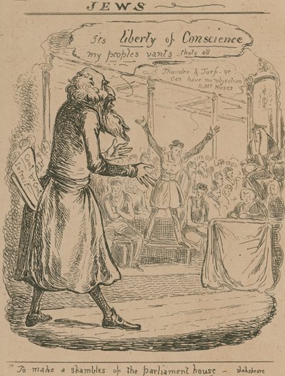 Juden; Karikatur von English School
