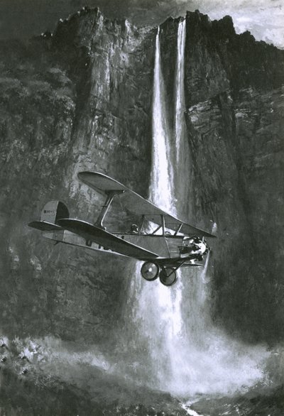 Jim Angels Entdeckung der später sogenannten Angel Falls in Venezuela von English School