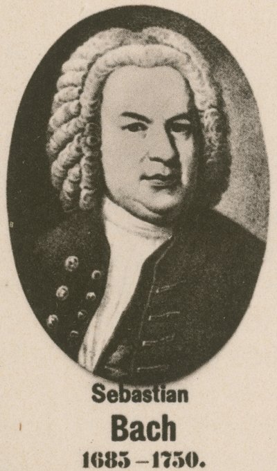 Johann Sebastian Bach (Gravur) von English School