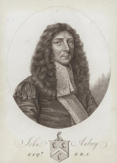John Aubrey, englischer Altertumsforscher, Naturphilosoph und Autor von English School