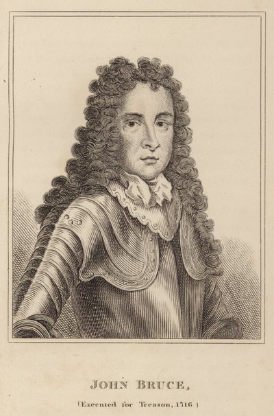 John Bruce, Hingerichtet wegen Hochverrats, 1716 von English School