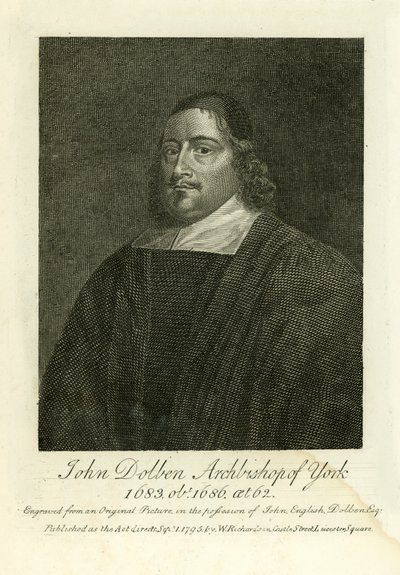 John Dolben, Erzbischof von York von English School