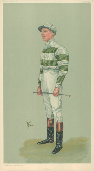 John E Watts, 1. Oktober 1903, Vanity Fair Karikatur von English School