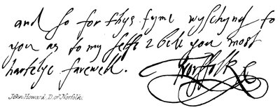 John Howard, D von Norfolk von English School