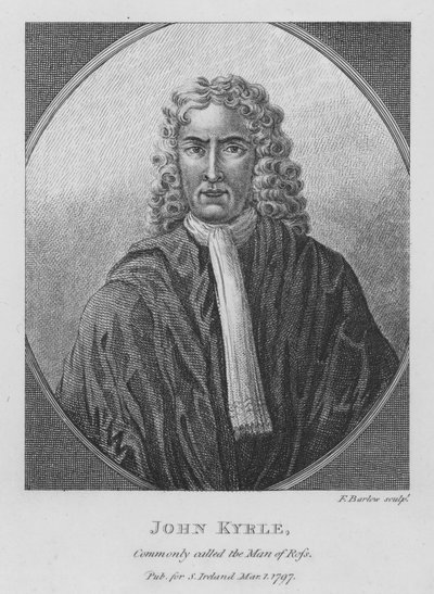 John Kyrle, bekannt als der Mann von Ross, englischer Philanthrop von English School