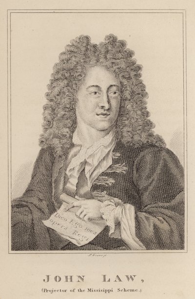 John Law, Projektor des Mississippi-Schemas von English School
