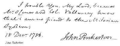 John Pinkerton von English School