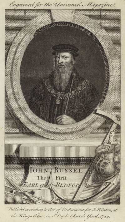 John Russel, Der erste Earl of Bedford von English School