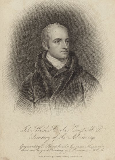 John Wilson Croker, irischer Staatsmann und Autor von English School