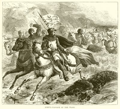 Johanns Durchquerung des Wash von English School