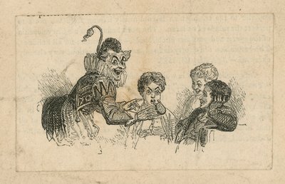 Joseph Grimaldi als Clown von English School