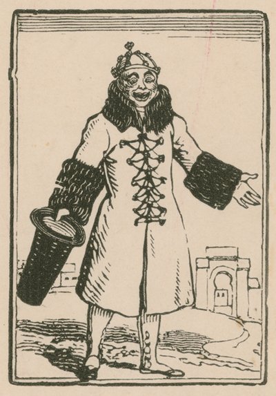 Joseph Grimaldi als Clown singt 