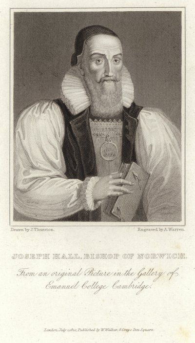 Joseph Hall, Bischof von Norwich von English School