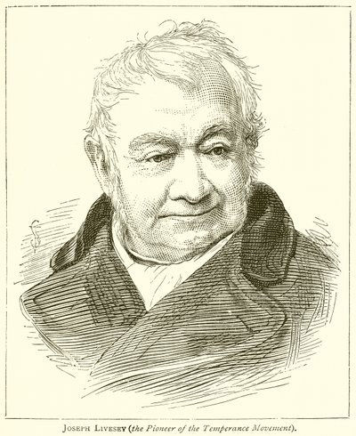 Joseph Livesey (der Pionier der Abstinenzbewegung) von English School