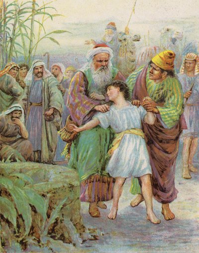 Joseph in die Gefangenschaft verkauft von English School