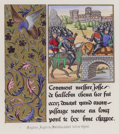 Josse de Haluin vor Gent getötet von English School