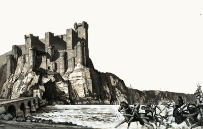 Juana, die rechtmäßige Königin von Spanien, wurde im Schloss Tordesillas gefangen gehalten von English School