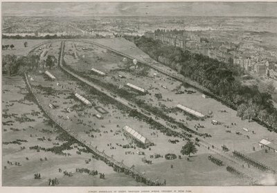 Jubiläumsversammlung von dreißigtausend Londoner Schulkindern im Hyde Park von English School