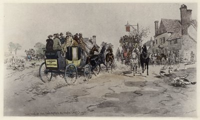 Kreuzung der beiden Straßen bei Hand Cross von English School