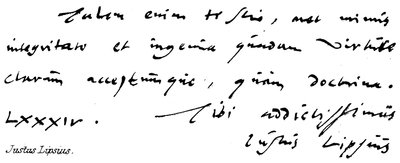 Justus Lipsius von English School