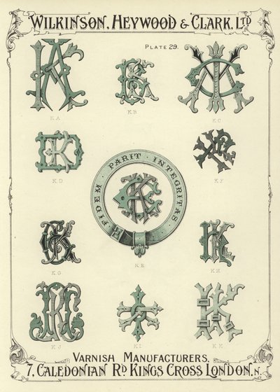 KA, KB, KC, KD, KE, KF, KG, KH, KJ, KI, KK von English School