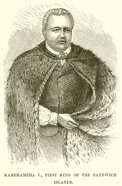 Kamehameha I., erster König der Sandwichinseln von English School