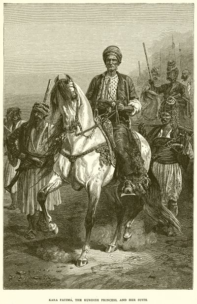Kara Fatima, die kurdische Prinzessin, und ihr Gefolge von English School