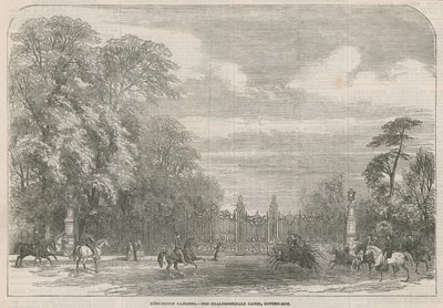 Kensington Gardens, die Coalbrookdale Gates, Rotten Row, London von English School