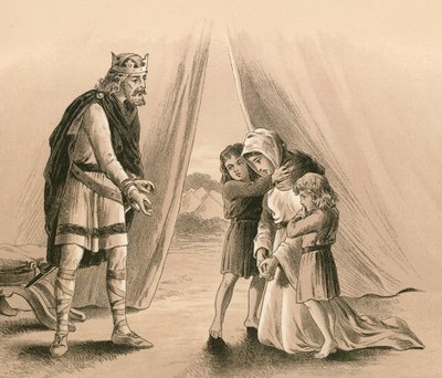 König Alfred und die Familie von Hastings von English School