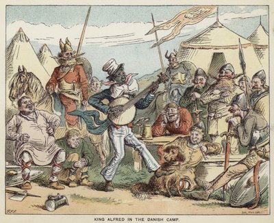 König Alfred im dänischen Lager von English School
