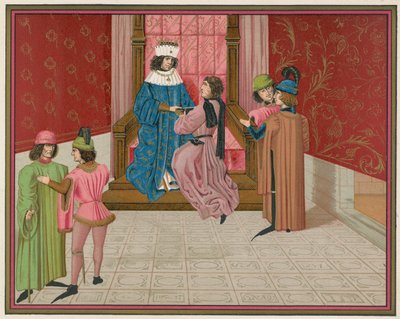 König Edward IV und Richard Herzog von Gloucester von English School