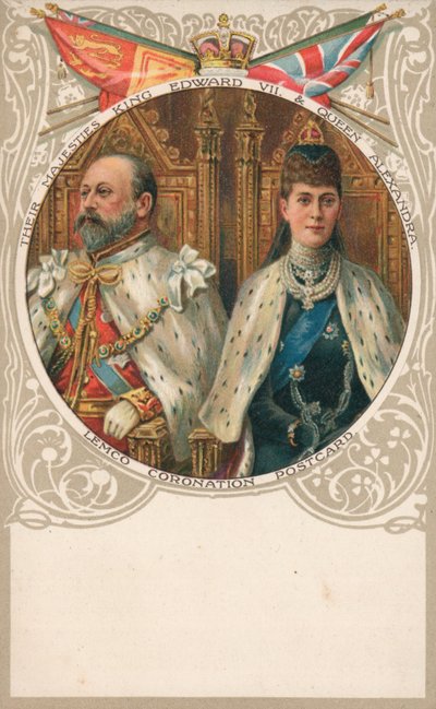 König Edward VII. und Königin Alexandra von English School