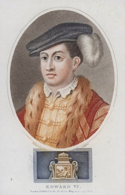 König Eduard VI. von England von English School
