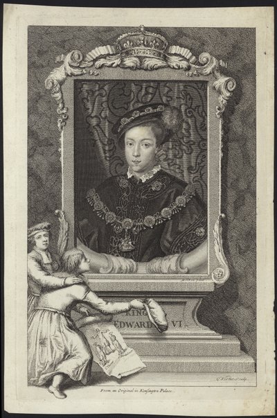 König Edward VI. von England und Irland von English School