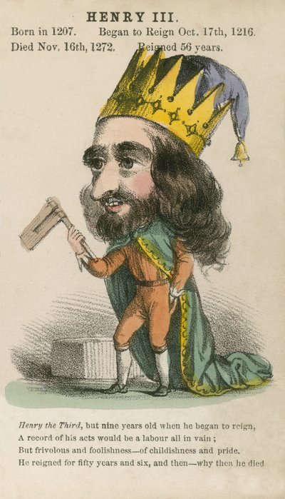 König Heinrich III von English School