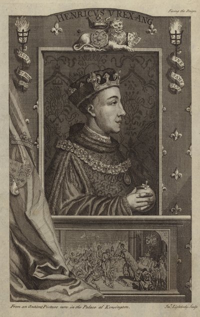 König Heinrich V. von England von English School